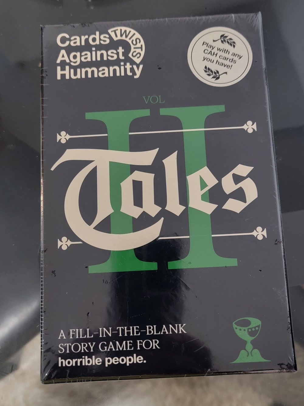 Cards Against Humanity: Tales Vol II — Black & Green Story Game